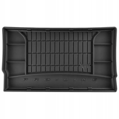 FROGUM Kofferbakmat - Rubber - Geschikt voor RENAULT ZOE (vanaf 2012) - Hatchback - Organizer functie - Zwart