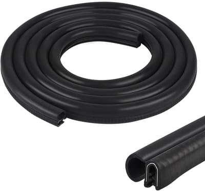 Dailygoods- Afdichtingsprofiel 3 m - Rubber - Universeel - EPDM - Deurafdichting - Kofferbakafdichting - Duurzaam en eenvoudig te installeren - Rubberen Deurafdichting