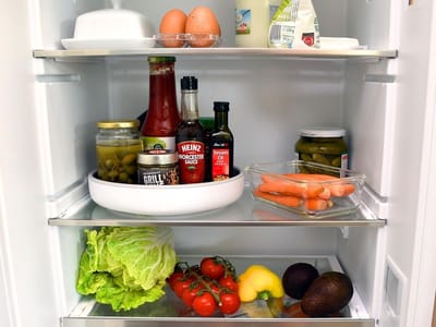 Famanu - Draaiplateau 25 cm keuken koelkast kunststof ronde organizer