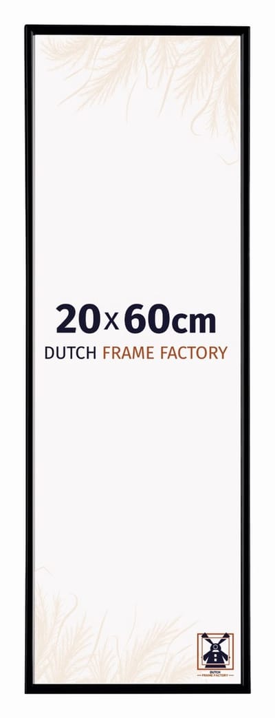Fotolijst 20x60 cm - Kunststof - Zwart Mat - Easy