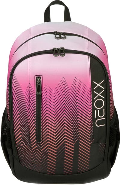 neoxx Schoolrugzak met laptopvak Flow School Backpack Sweet Like Sunset Roze