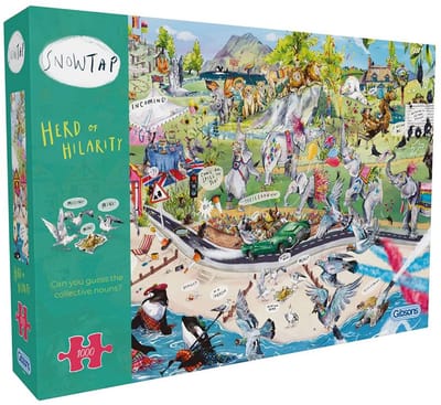 Gibsons - Herd of Hilarity (door Snowtap) - 1000 stukjes 68×49cm (b×h) - Legpuzzels voor volwassenen
