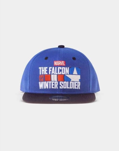 Marvel The Falcon And The Winter Soldier - Logo Snapback Pet - Blauw