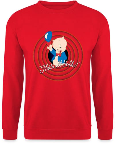 Looney Tunes Porky Pig Sweater Heren