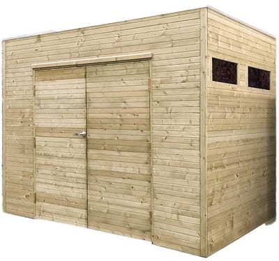 Solid Superia-cube-turi Tuinhuis - Vuren - Geïmpregneerd - 298,8x298,8cm