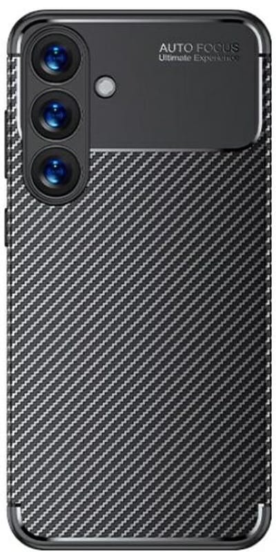 Beline Carbon Armor Serie - Telefoonhoesje - Samsung Galaxy S25 Ultra - Zwart - Elegant Ontwerp