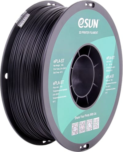 eSUN PLA-ST Zwart / Black - 1 kg - 1.75 mm - 3D printer en 3D pen filament