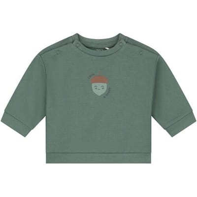 Prénatal newborn sweater Light Forest Green 50 heren