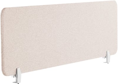 BELIANI WALLY - Bureauscherm - Beige - 160 cm - Polyester