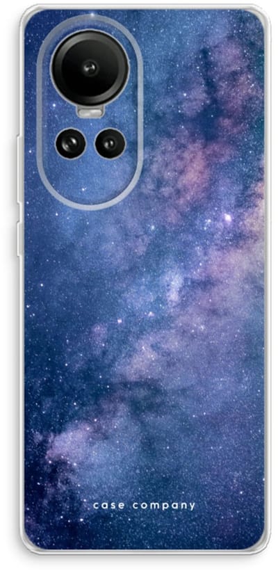 Case Company® - Hoesje geschikt voor Oppo Reno 10 hoesje - Nebula - Soft Cover Telefoonhoesje - Bescherming aan alle Kanten en Schermrand