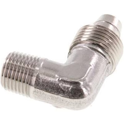 8x6 & R1/8'' RVS 1.4404 L-Opsteekkoppeling Buitendraad