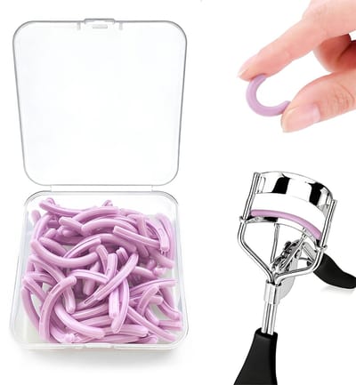 100st Wimperkruller-Navullingen, Rubberen Wimperkruller-Vervangingspads voor Verbeterde Krul en Comfort,Wimperkrullerpads, wimperkrullerstrips en accessoires, make-up tools, vervangende pads, wimperkrullerpads 3,3*0,4cm