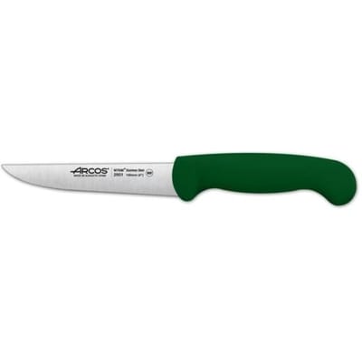 Couteau à légumes - ARCOS - 2900 - Acier inoxydable NITRUM - Lame ergonomique 10 cm - Vert
