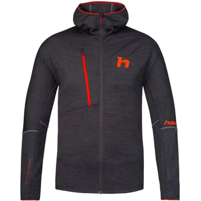 Hannah Niro Hoody Fleece Met Volledige Rits Zwart 2XL Man
