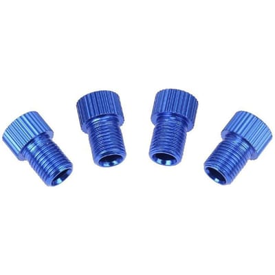 Fietsventiel Adapter Converteer Fietsband Luchtpompen Kop Connector Band Gas voor Wielrennen Blue