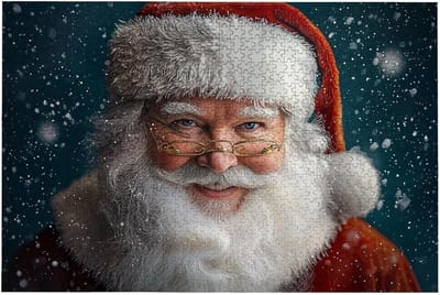 Houten Puzzel - Kerstpuzzel Volwassenen - Ontspannende Activiteit - Letters op Achterkant - 3000 Stukjes - Meerkleurig