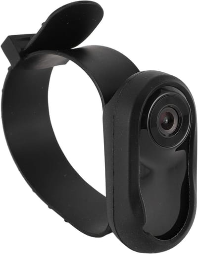 Huisdier Halsband Camera - Draagbare Camera - Avonturen Vastleggen - 1080P Beeldstabilisatie - 128-225mm Verstelbaar - Zwart
