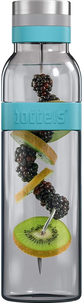 Boddels SUND Waterkaraf met fruit infuser - 1,1 liter - Turquoise