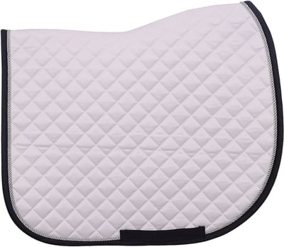 Horsegear Zadeldek Horsegear Hgratfort Veelzijdigheid Wit-donkerblauw
