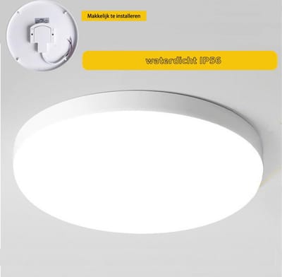 Premium LED Plafondventilator met verlichting 25 cm - LED Plafondlamp- PC waterdicht ceiling verlichting-Waterdicht verlichting IP56-