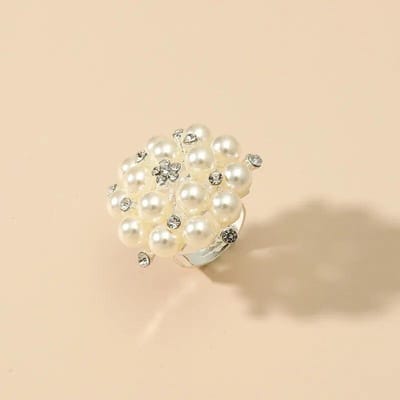 Mode Vingerring Opening Verstelbare Simulatie Parelring Sieraden Cadeau