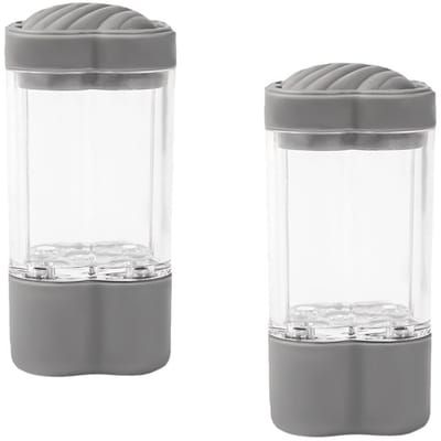 Dailygoods- Haarolie Dispenser - 2PCS Applicator Fles - Hoofdhuid Massage Kam - Wortelkam - Olie Applicator - Transparant Venster - Olieapplicator