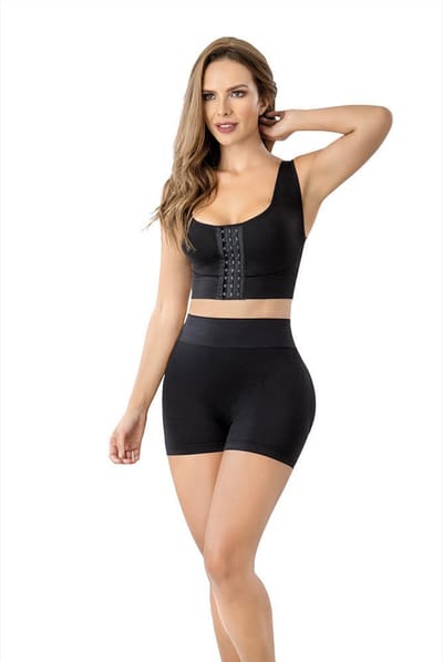 Linorie SculptFit Lift Boyshort – Naadloze Shapewear Short met Billen Lift Effect – Hoge Taille – Gladder Silhouet – Zwart – XL