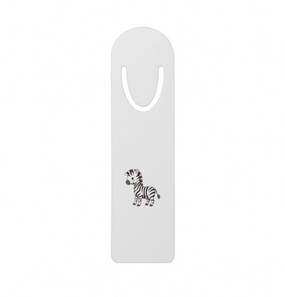Hacebo® - Zebra's metalen boekenlegger - Zebra - Dieren liefhebbers - Paarden - safari - dierentuin Bladwijzer boekenleggers - 12.7 cm x 3.2cm