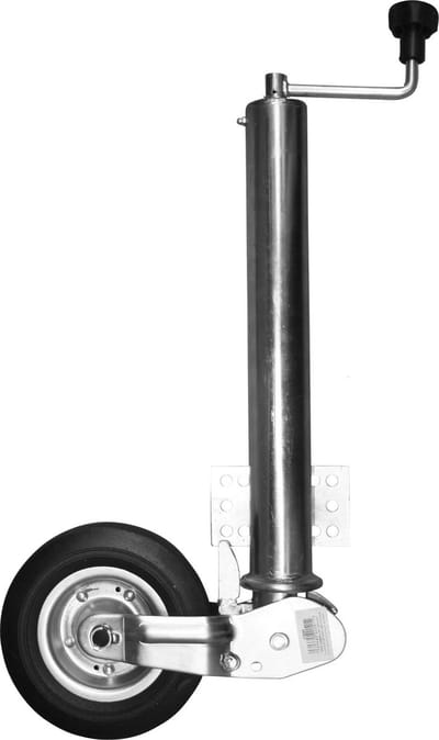 Benson Opklapbaar neuswiel met vetnippel - 60 mm buis - 200 x 60 mm - 400 kg draagvermogen