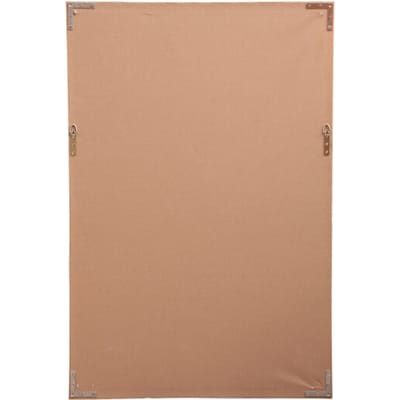 PTMD Schilderij Etnische Vrouw - 80x3x120 cm - Glas - Zwart
