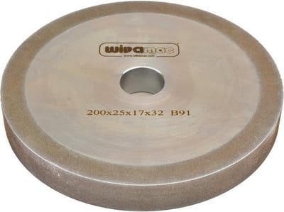 WIVAMAC CBN Grinding Wheel ⌀200 x 25 mm - Axle Hole ⌀32 mm