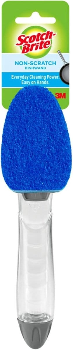 Vaatwand Schoonmaker - Keuken Schoonmaker - Vaat Reinigen - Niet Kras - 29cm Lengte - Blauw
