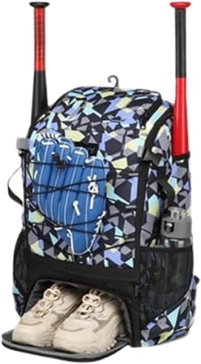 Sporttas - Rugzak Knuppel tas - Sportuitrusting Dragen - Apart Schoenenvak - 54 x 36 x 23 cm - Camouflagegroen