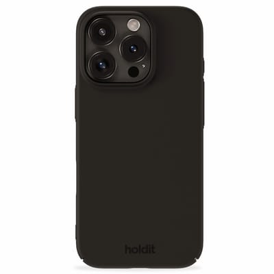 Holdit Slim Case geschikt voor Apple iPhone 16 Pro Max - Zwart
