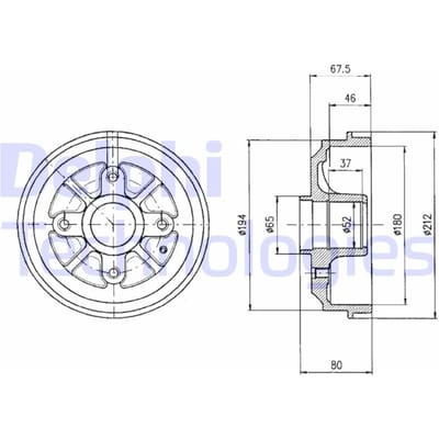 Remtrommel DELPHI BF324