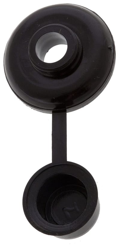 Deltafix afdekkap houtdraadbout 7 mm grijs 7 mm 10 st.