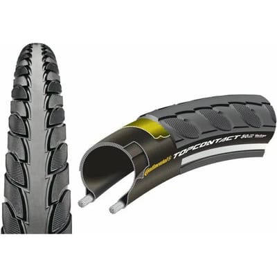 Continental Top Contact II Folding Tyre 28" Vectra Breaker Reflex Bandenmaat 42-622 | 28x1,60"