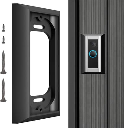 Deurbel Houder - Adapter Plaat - Veilige Installatie - Precisie Gemaakt - 91 gram - Gepolijst