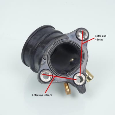 Inlaatspruitstuk RMS voor Scooter Piaggio 125 Vespa GT 2005 tot 2006 B016579 / S840949 Nieuw