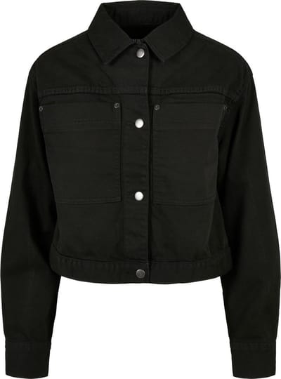 Urban Classics - Short Boxy Worker Jacket - 3XL - Zwart