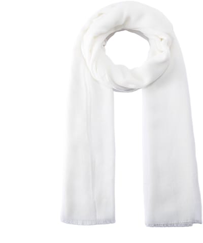 Emilie scarves - sjaal - wit - basic sjaal - omslagdoek - lang - 200X90CM - viscose