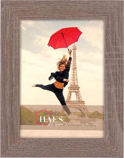 HAES DECO - Houten fotolijst Paris bruin voor 1 foto formaat 13x18 - SP001135