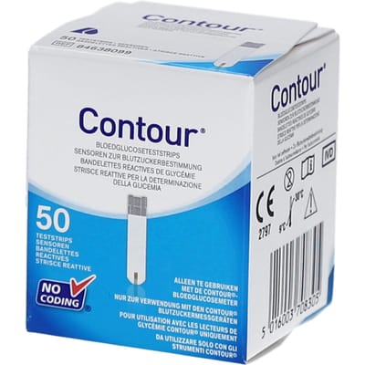 Ascencia Contour Teststrips 50