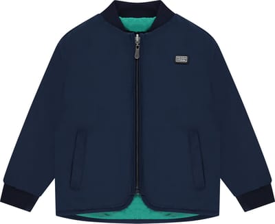 Stains and Stories boys reversible jacket Jongens Jas - deep sea - Maat 128