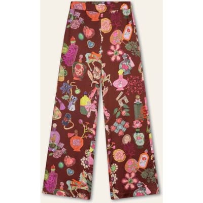 Oilily Poreli Broek- maat34 Hot Chocolate