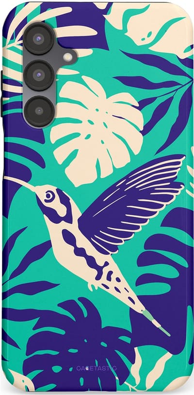 Casetastic Hoesje Geschikt voor Samsung A16 - Stijlvolle Beschermende Duo-layer Case - Paradijs Kolibrie