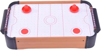 Airhockeytafel - Tafelspel - Spelplezier - Houten constructie - Compact formaat