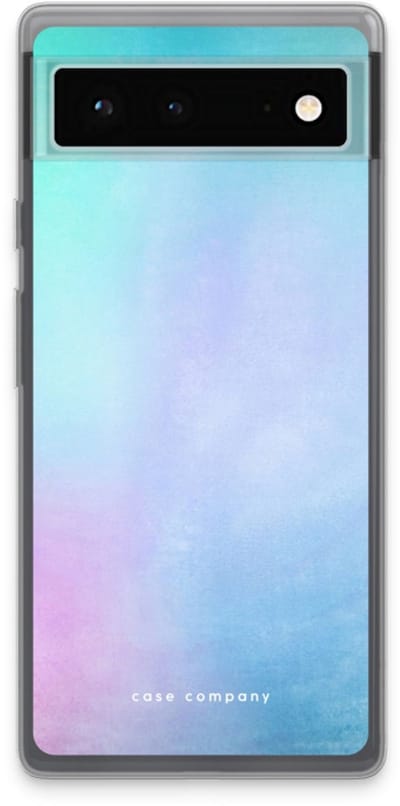 Case Company® - Hoesje geschikt voor Google Pixel 6 hoesje - Mist pastel - Soft Cover Telefoonhoesje - Bescherming aan alle Kanten en Schermrand