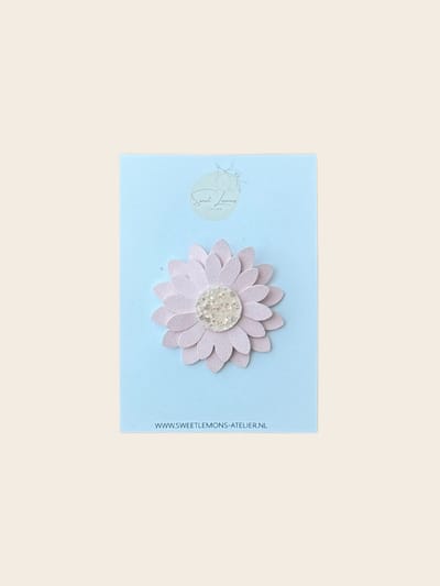 Haarspeldje Dahlia - Blush - Alligator Haarspeldjes - Haaraccessoires voor Baby & Meisjes - Haaraccessoires voor Kinderen - Handgemaakt