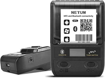 Draadloze Bluetooth Thermische Labelprinter 58mm voor Barcode en Kledinglabels